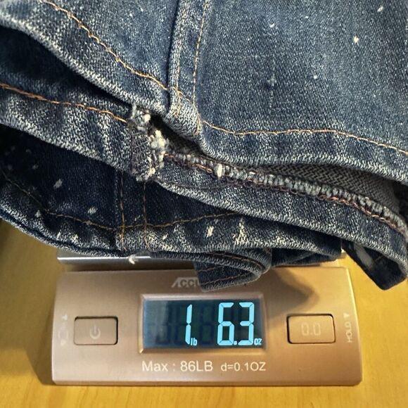 Vintage Wrangler Bleached Denim Blazer Jacket S | Western Grunge Streetwear - Picture 8 of 8